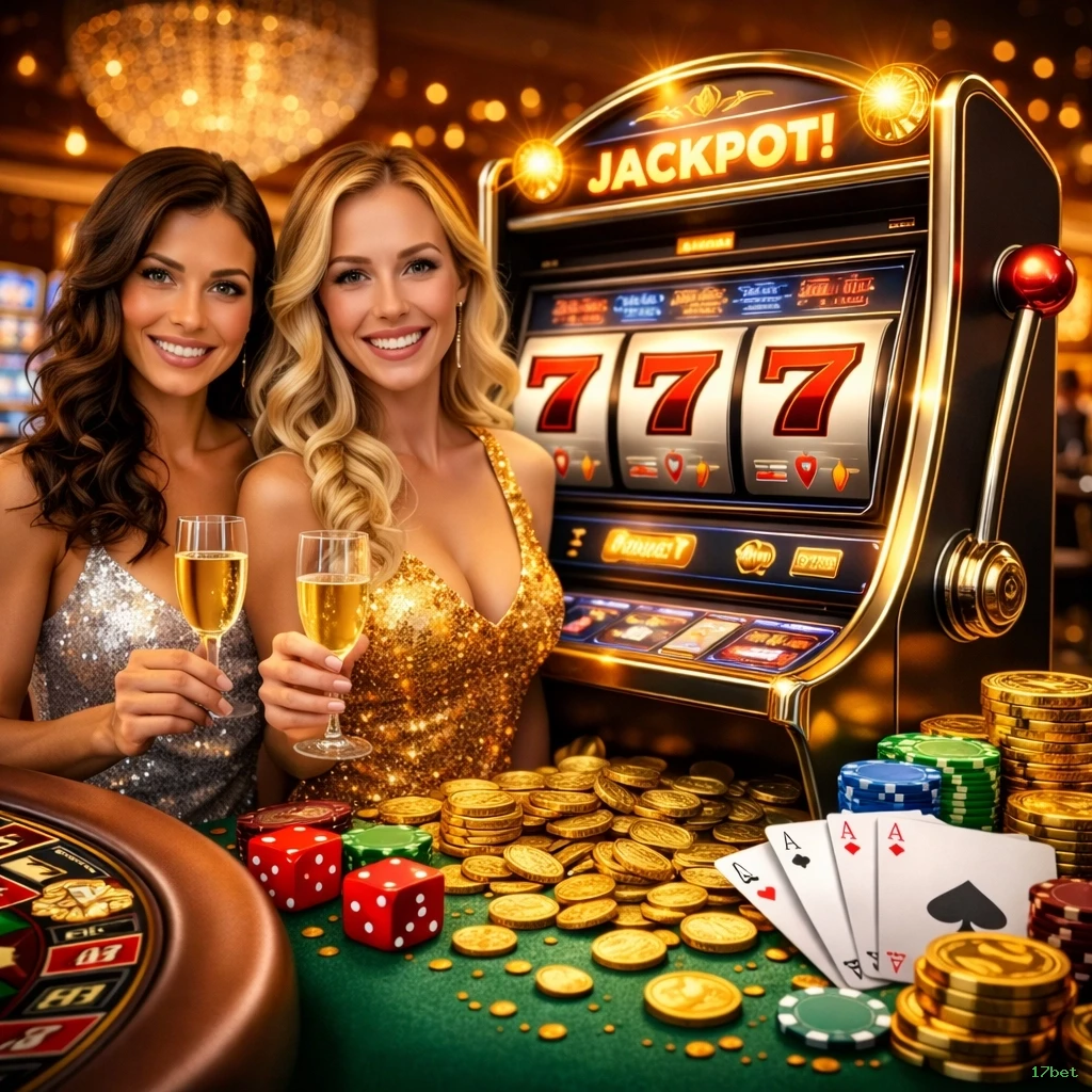 Imagem promocional da 17bet mostrando a plataforma e suas vantagens